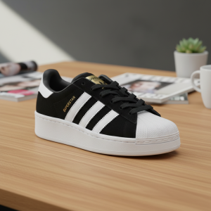 Adidas Superstar Black White Casual Sneakers