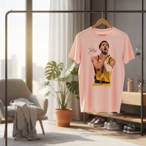 Basketball Graphic Print Short Sleeve T-Shirt