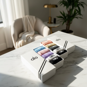 Alo Cotton Crew Socks Set Multicolor 6 Pairs