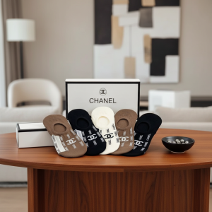 Luxury Low Cut Invisible Socks Women 5 Pairs Set