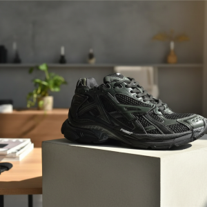 Balenciaga Runner Black Mesh Casual Shoes