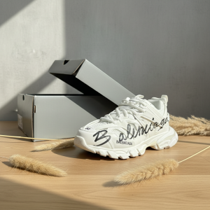 Balenciaga Runner White Mesh Sneakers