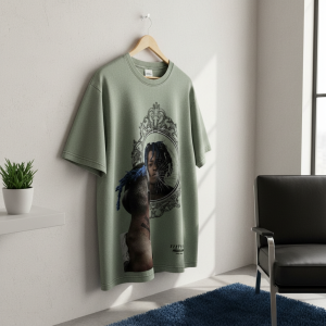 Vintage Mirror Graphic Streetwear T-Shirt Unisex