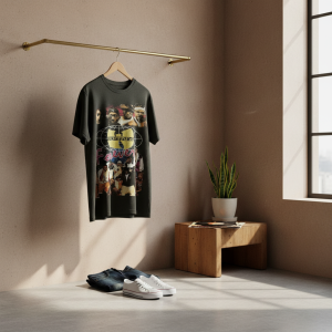 Vintage Wu Tang Forever Graphic Print T-Shirt Black