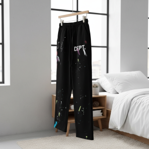 Gallery Dept Black Paint Splatter Sweatpants