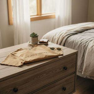 Carhartt Vintage Brown Embroidered Logo Cotton T-Shirt