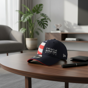 Red Bull Racing Team USA Flag Adjustable Cap