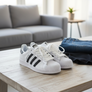 Adidas Superstar Classic White Black Sneakers Shoes