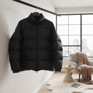 Moncler Black Puffer Down Jacket Winter Coat