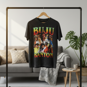 Vintage Reggae Style BUJU BANTON Graphic T-Shirt