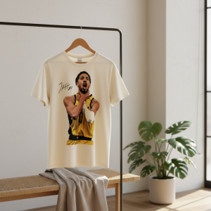 Basketball Graphic Printed Cotton Casual T-Shirt