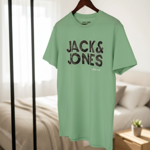 Jack & Jones Men’s Green Urban Crewneck T-Shirt