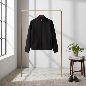 Ralph Lauren Black Zip Up Jacket Men