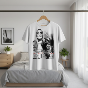 Vintage Rap Print Graphic Streetwear T-Shirt for Men