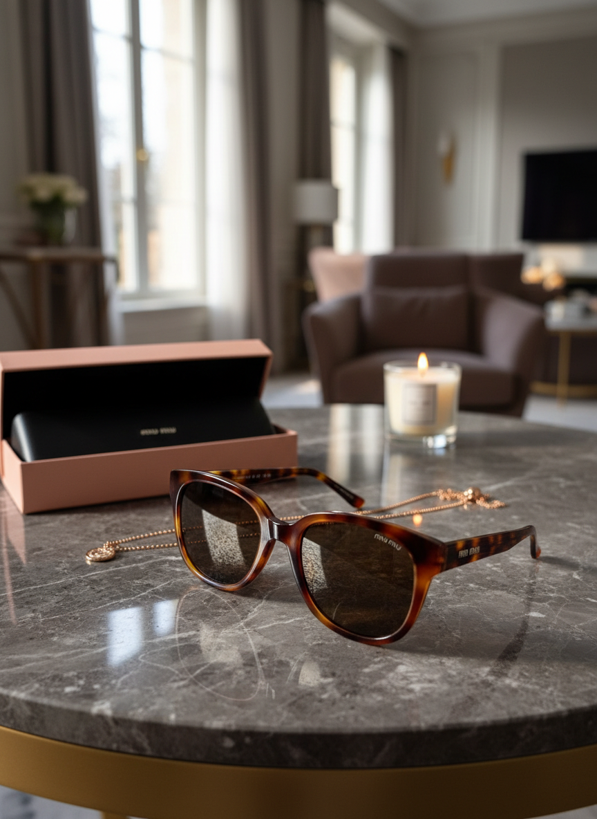 Miu Miu Tortoise Shell Women’s Fashion Sunglasses