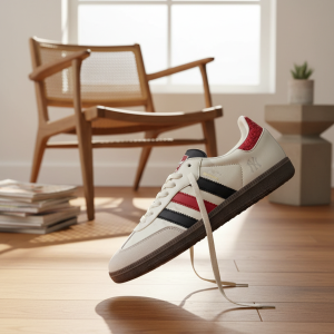 Adidas Classic White Red Blue Casual Sneakers