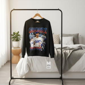 Baseball Dodgers Graphic Print Unisex Pullover Hoodie