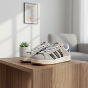 Adidas Campus Suede Sneakers Beige Black Shoes