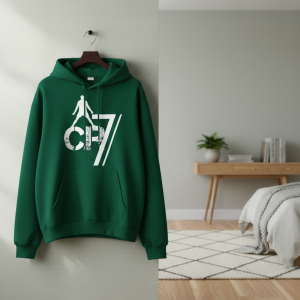 HoodiesCR7 Green Pullover Sports Sweatshirt