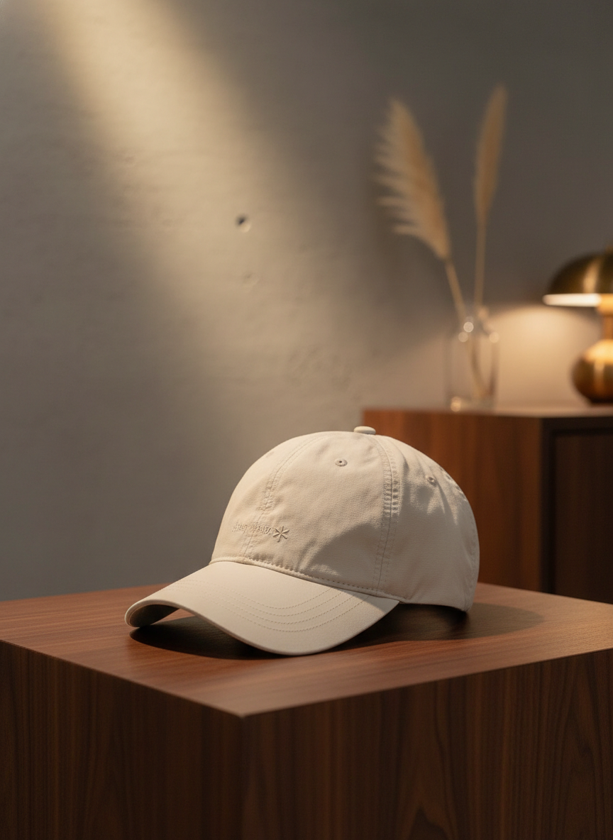 Keep Nature Light Beige Casual Baseball Cap