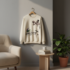 Basketball Graphic Sweatshirt Vintage Streetwear Pullover