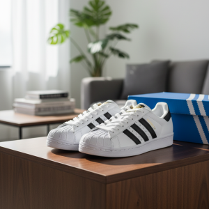 Adidas Superstar White Black Casual Sneakers