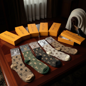 Luxury Designer Pattern Cotton Socks Set