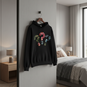 BAPE Camo Question Mark Black Hoodie