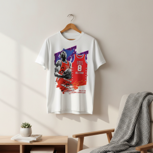 Basketball All-Star Graphic Print Streetwear T-Shirt