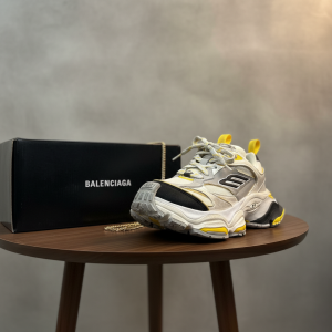 Balenciaga Track Sneakers Yellow Gray Running Shoes