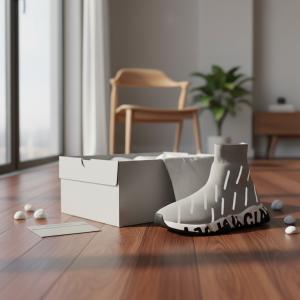 Balenciaga Speed Trainer Reflective Grey Sneakers