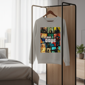 The Boys Graphic Print Pullover Hoodie