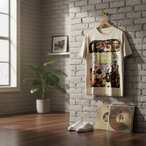 Vintage Hip Hop Graphic Print Forever T-Shirt