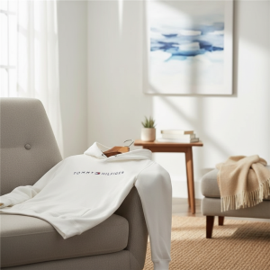 Tommy Hilfiger Classic White Logo Hoodie