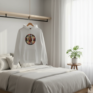 BAPE Busy Works White Graphic Hoodie