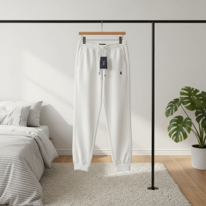 Ralph Lauren White Jogger Sweatpants Men