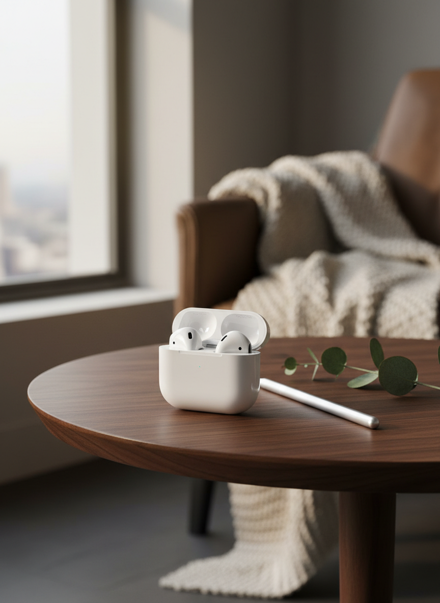 Apple Wireless Bluetooth Earbuds with Charging Case