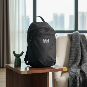 HH Waterproof Black Travel Backpack