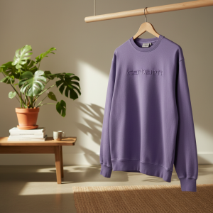 Carhartt Purple Crewneck Sweatshirt for Men