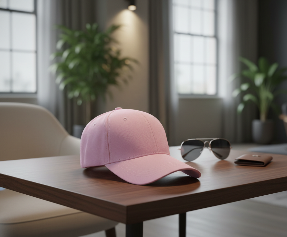 Prada Pink Cotton Adjustable Baseball Cap