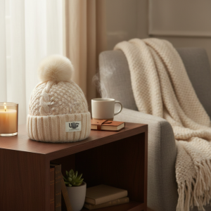 UGG Women’s Winter Knit Plush Pom Beanie Hat