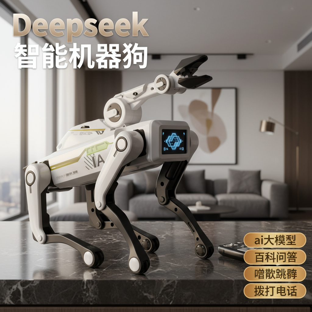 Deepseek Smart Robotic Dog Toy for Kids AI Control