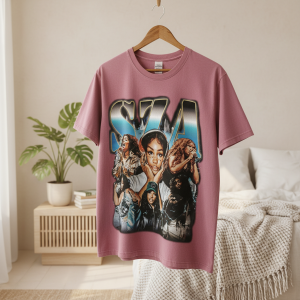 Vintage SZA Graphic Pink Cotton T-Shirt