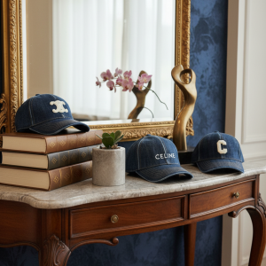 Celine Denim Baseball Cap Adjustable Hat