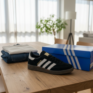 Adidas Spezial Black White Suede Casual Shoes