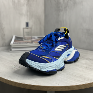 Balenciaga Blue Runner Mesh Chunky Sneakers Shoes