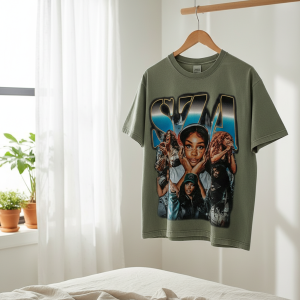 Vintage Graphic SZA Print Unisex Cotton T-Shirt