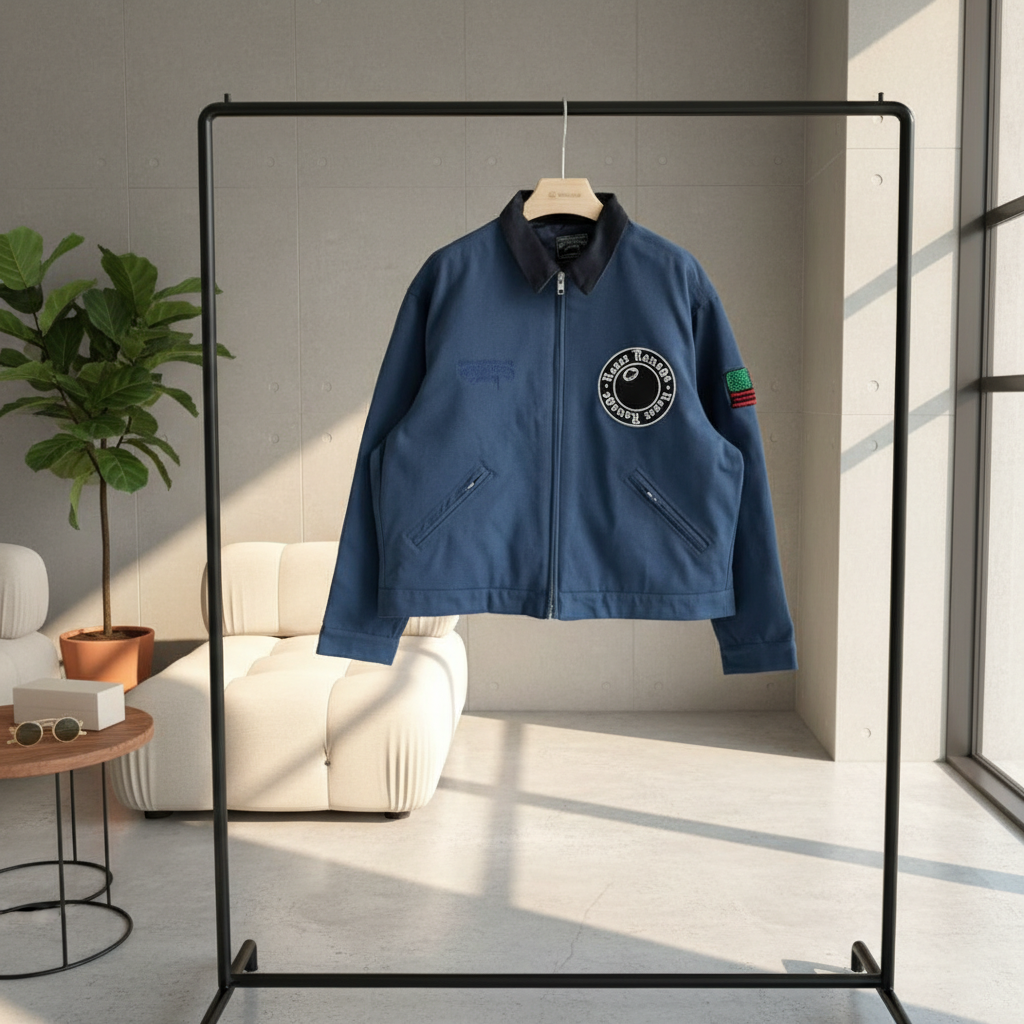 Stussy Street Renegade Blue Zip Jacket