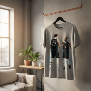 Basketball Graphic Tee Streetwear Sports Cotton T-Shirt