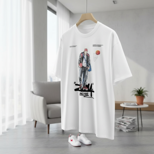 Angyao White Anime Basketball Streetwear T-Shirt